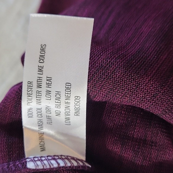 Mina Lisa 3x Gray and Purple 'Lazy' Tank Top and Pants Set Pajama Longewear NWT - Picture 12 of 14